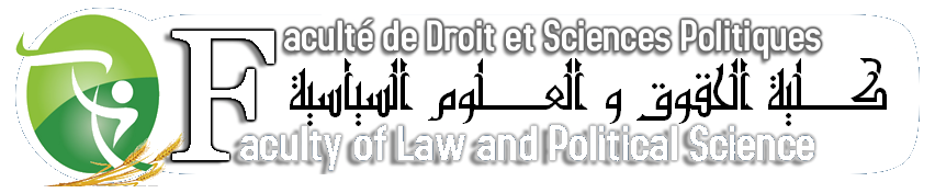 FACULTÉ DE DROIT ET SCIENCES POLITIQUES